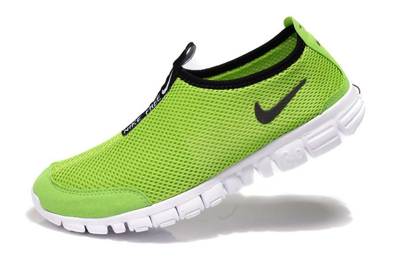 nike 3.0 chaussures de course de femmes libres nouveau noir vert (3)